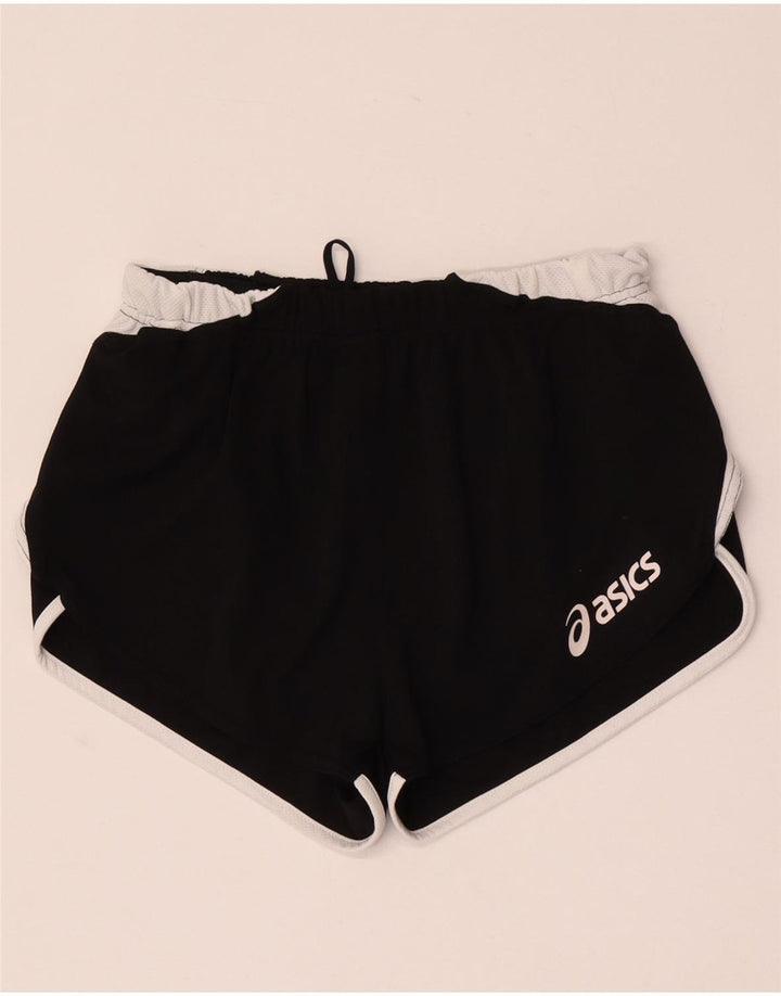 Pantalones cortos deportivos Asics para mujer UK 8 Small Black Colourblock