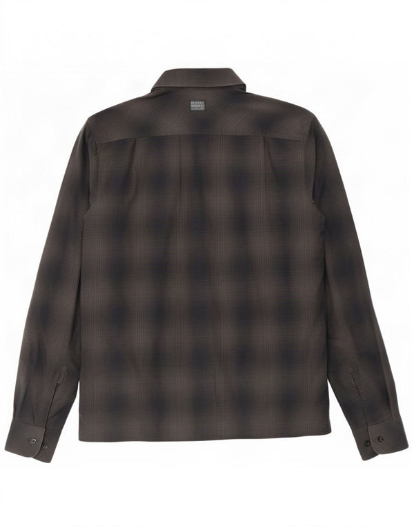 G-Star Hombre Camisa Slim Fit De Algodón A Cuadros Gris Pequeño