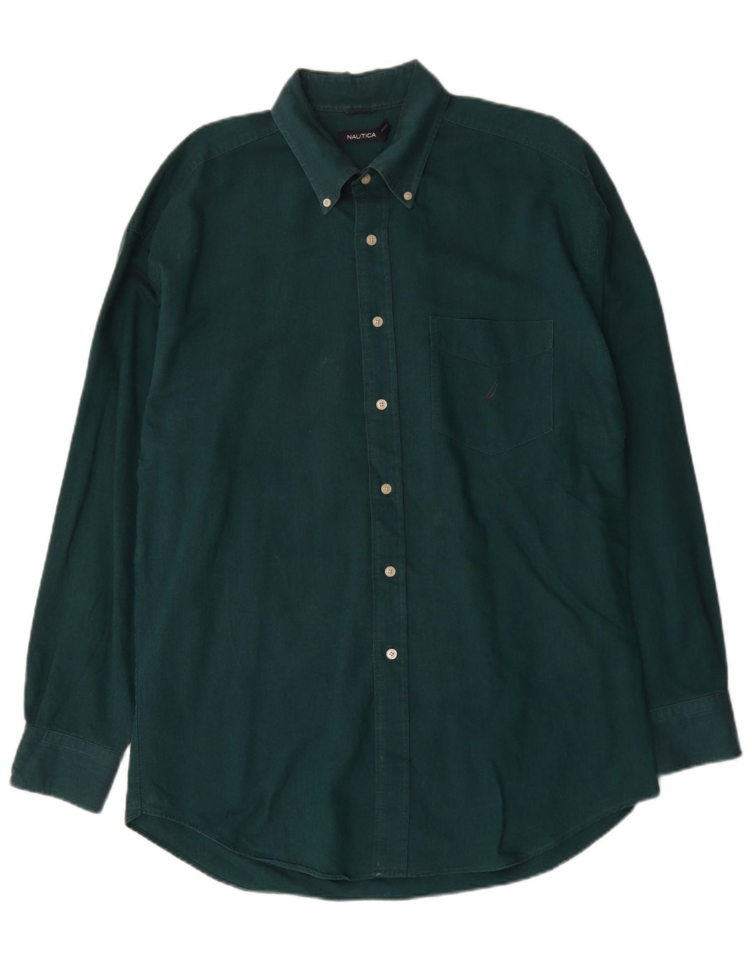 Camisa Nautica Hombre XL Algodón Verde