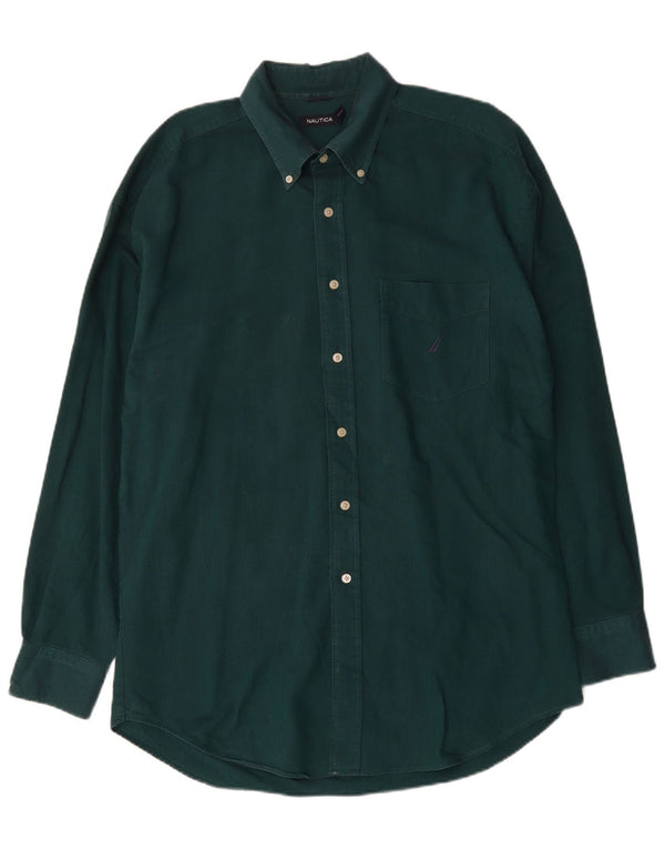 Camisa Nautica Hombre XL Algodón Verde