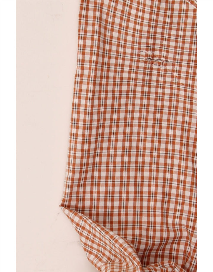 EDDIE BAUER Mens Relaxed Fit Shirt XL Red Check Cotton Vintage Eddie Bauer and Second-Hand Eddie Bauer from Messina Hembry 