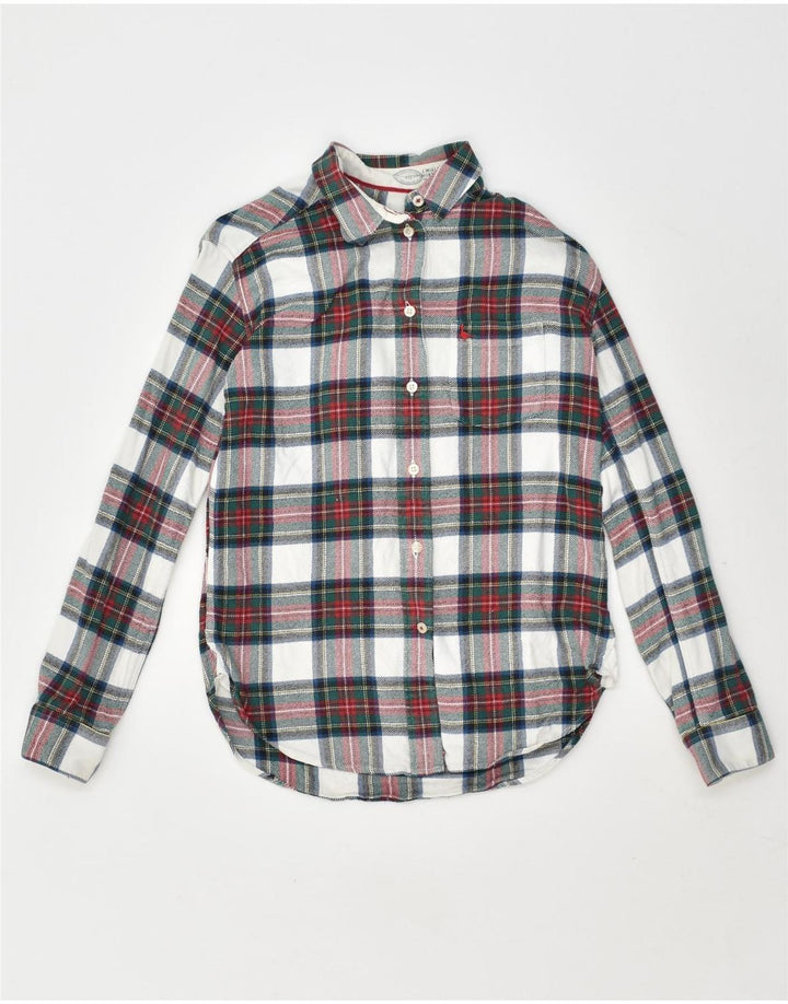 JACK WILLS Womens Shirt UK 8 Small Multicoloured Check Cotton | Vintage Jack Wills | Thrift | Second-Hand Jack Wills | Used Clothing | Messina Hembry 