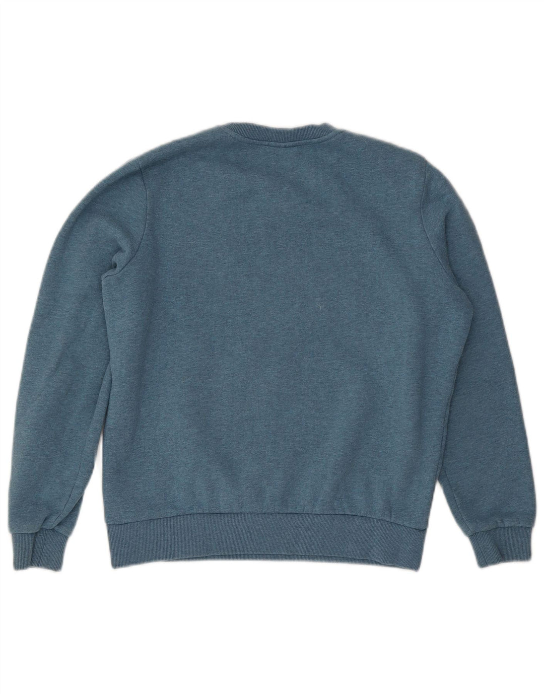 Superdry Mujer Gráfico Sudadera Jumper UK 10 Small Azul Moteado
