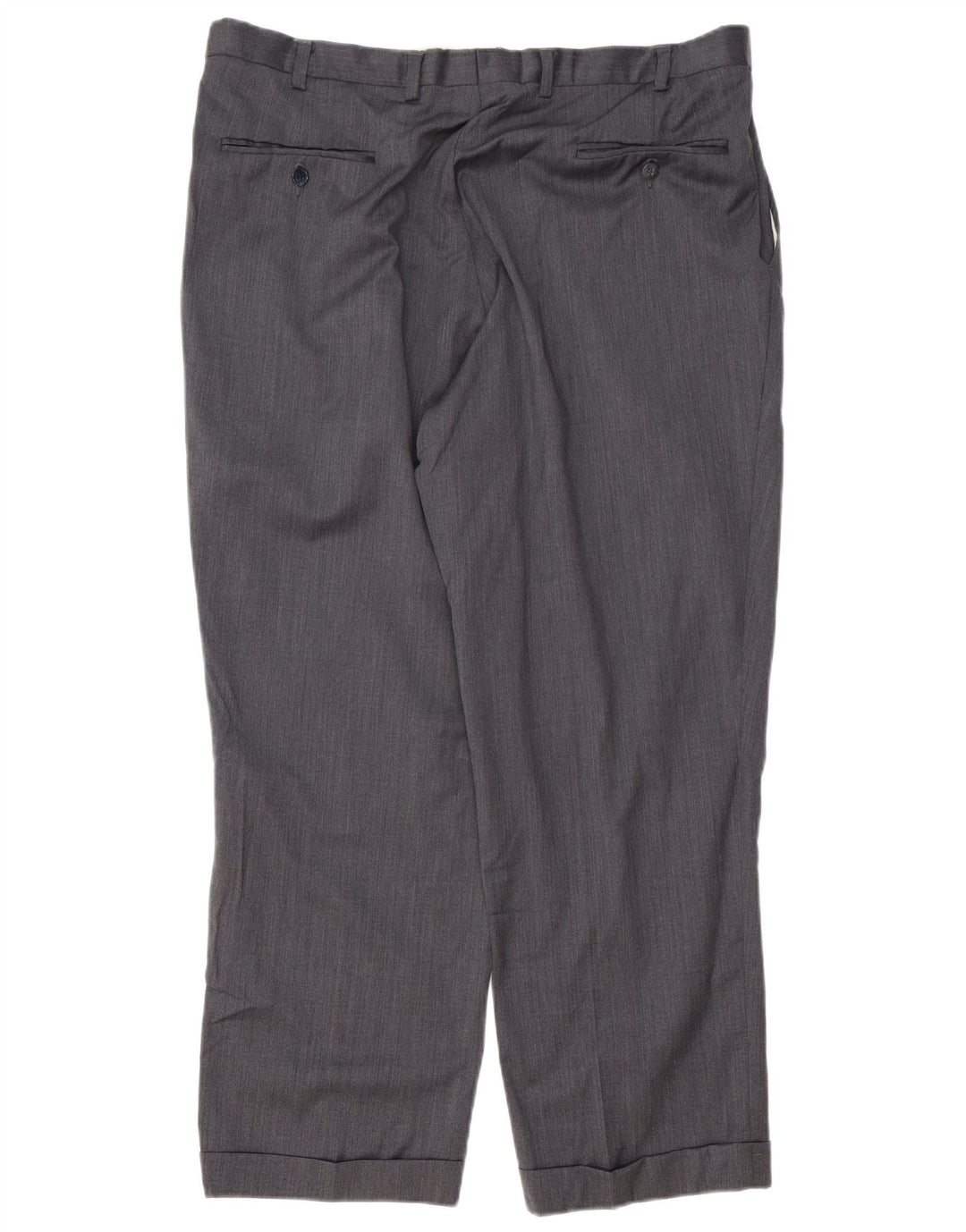 IZOD Pantalón de traje con pinzas para hombre W38 L29 Lana gris