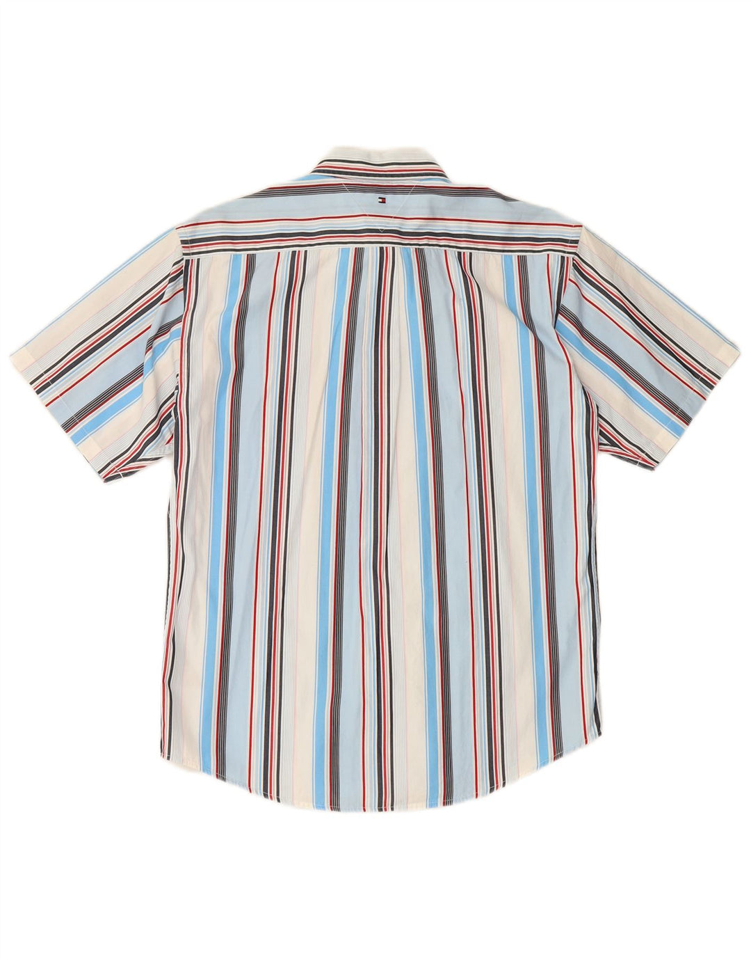 TOMMY HILFIGER Camisa Manga Corta Niño 13-14 Años Multicolor Rayas