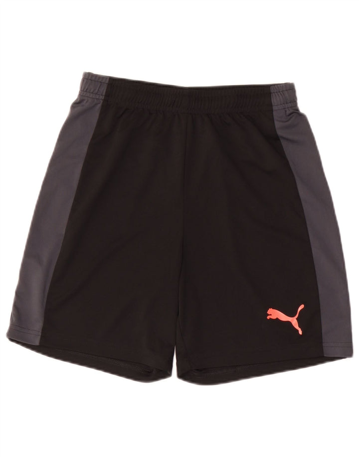 Puma Pantalones cortos deportivos para hombre XS Negro Colorblock Poliéster