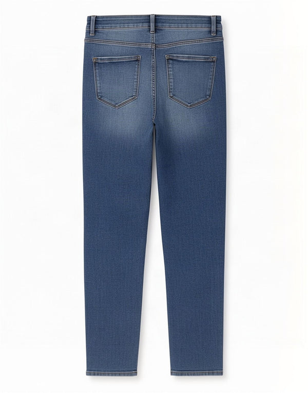 Marks & Spencer Jeans ajustados The Carrie para mujer Reino Unido 14 Grande W32 L26 Azul