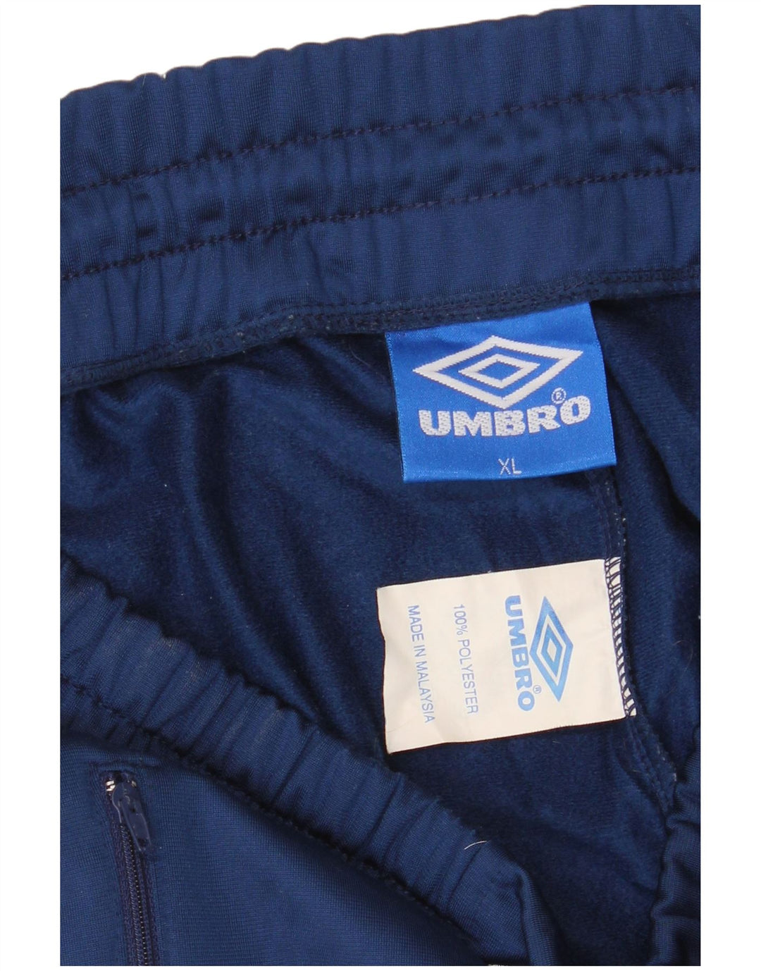 UMBRO Pantalón de chándal gráfico para hombre XL Azul marino Colorblock Poliéster