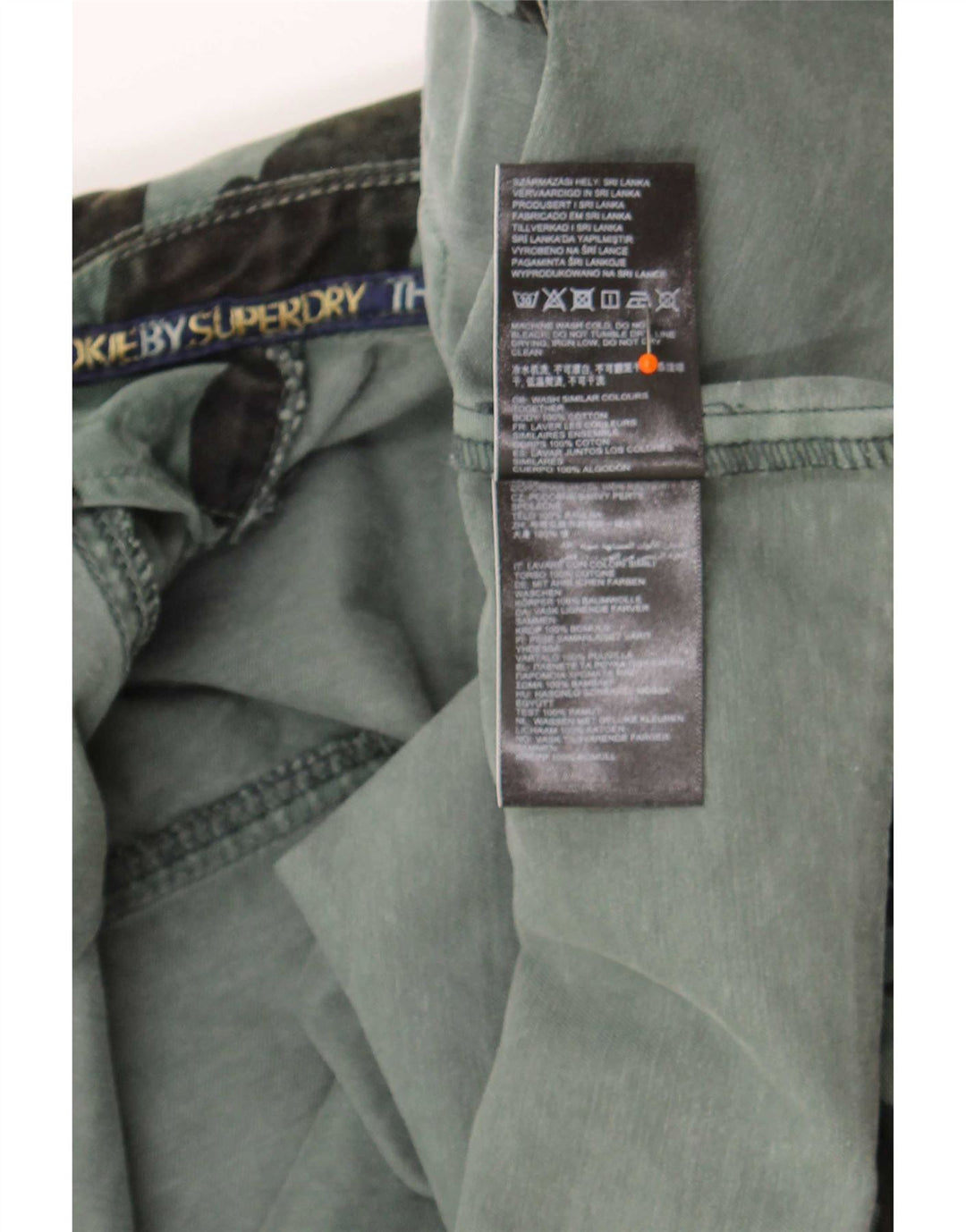 Superdry Chaqueta Vaquera Corta Para Mujer Reino Unido 42 Algodón De Camuflaje Verde Medio