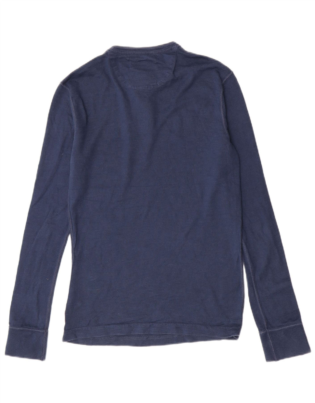 Superdry Hombre Top Manga Larga Pequeño Algodón Azul Marino