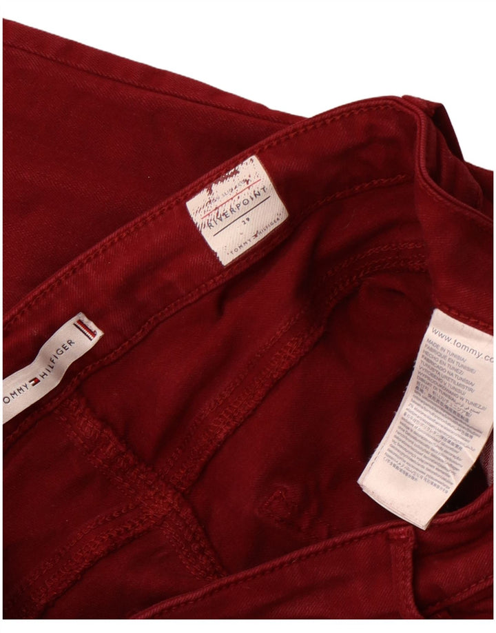 TOMMY HILFIGER Vaqueros pitillo Riverpoint para mujer W29 L28 Algodón burdeos