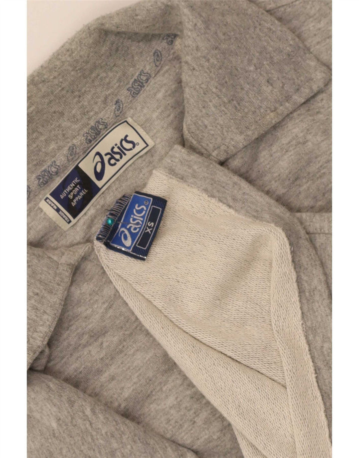 Asics Hombre Chándal Top Chaqueta XS Gris Algodón