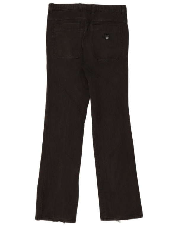 Pantalones casuales con corte de bota para hombre Gas W31 L32 Negro