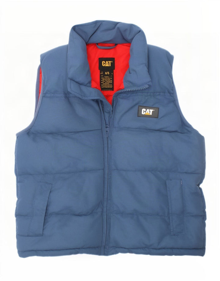 Caterpillar Chaleco acolchado para niño 4-5 años Azul Poliéster