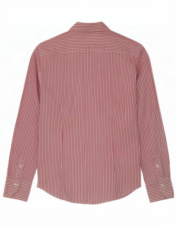 Camisa Benetton Mujer UK 44 Large Rojo Raya diplomática