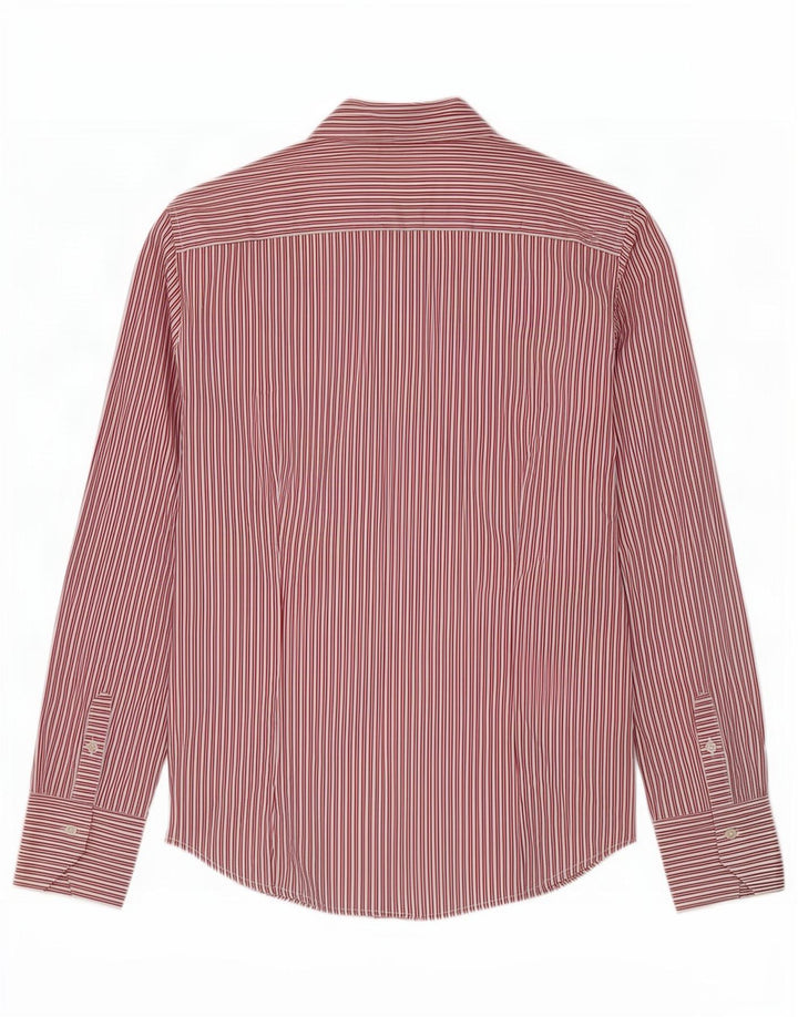 Camisa Benetton Mujer UK 44 Large Rojo Raya diplomática