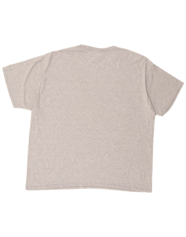 RUSSELL ATHLETIC Camiseta gráfica Salukis para hombre Top 2XL Algodón gris