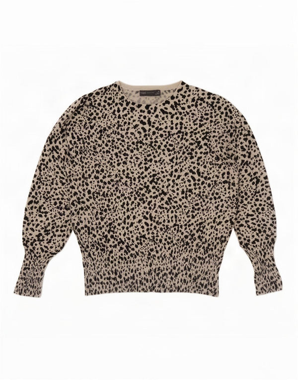 Marks & Spencer Suéter con Cuello Barco para Mujer UK 20 2XL Beige