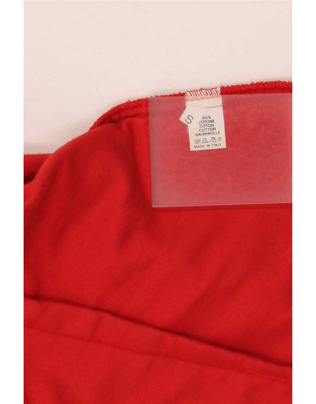 Vintage mujer 5 botones terciopelo Blazer chaqueta Reino Unido 10 pequeño algodón rojo