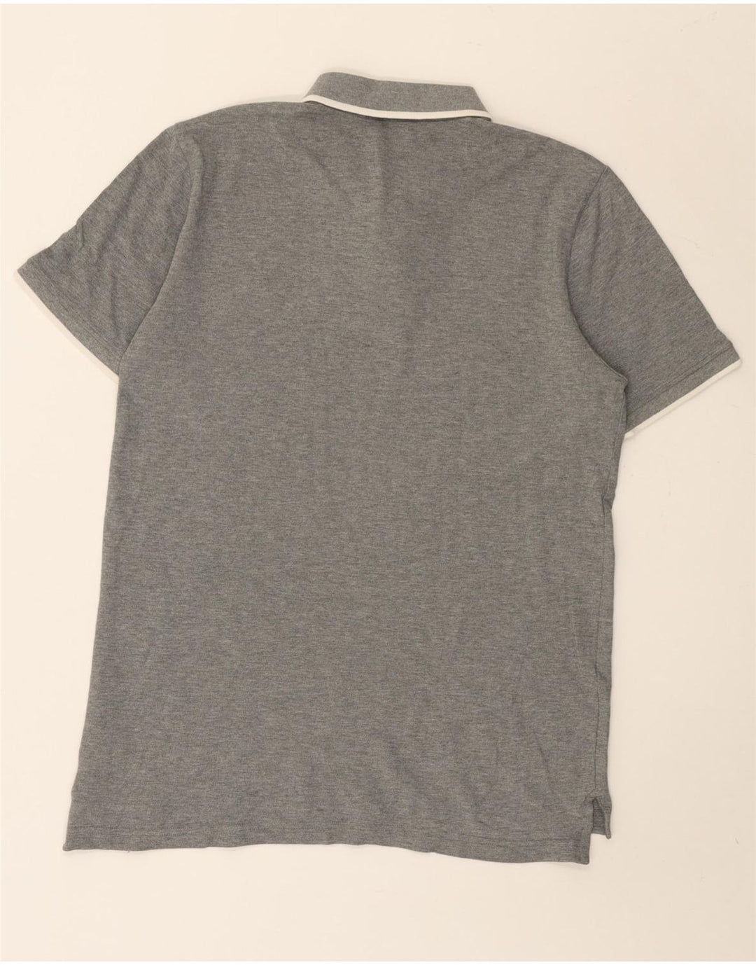 Polo Puma Hombre Algodón Gris Medio