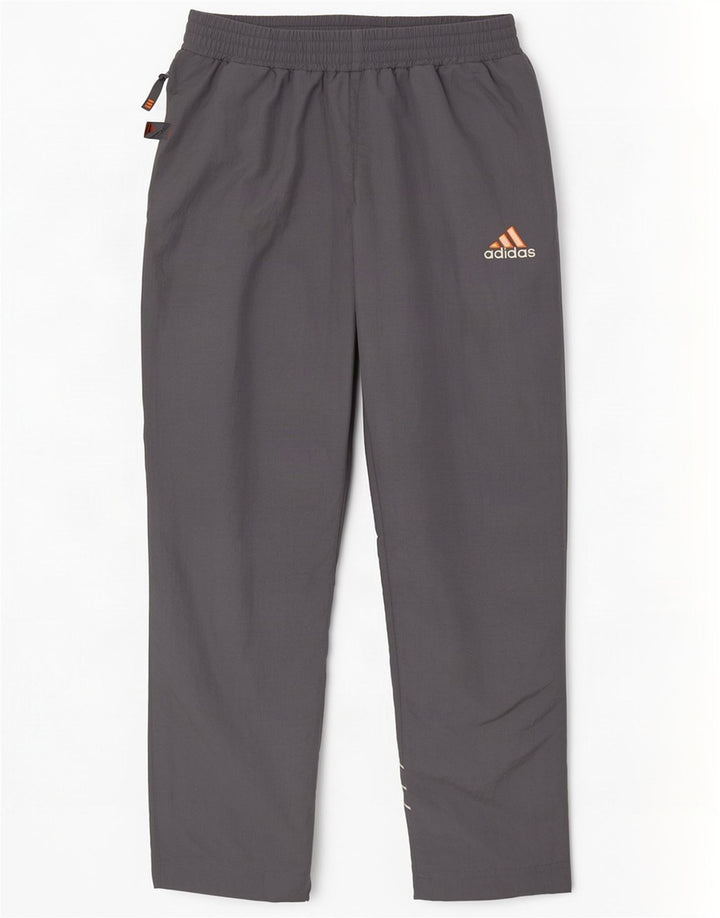 Adidas - Pantalón de chándal para hombre, talla 40/42, color gris medio, poliamida