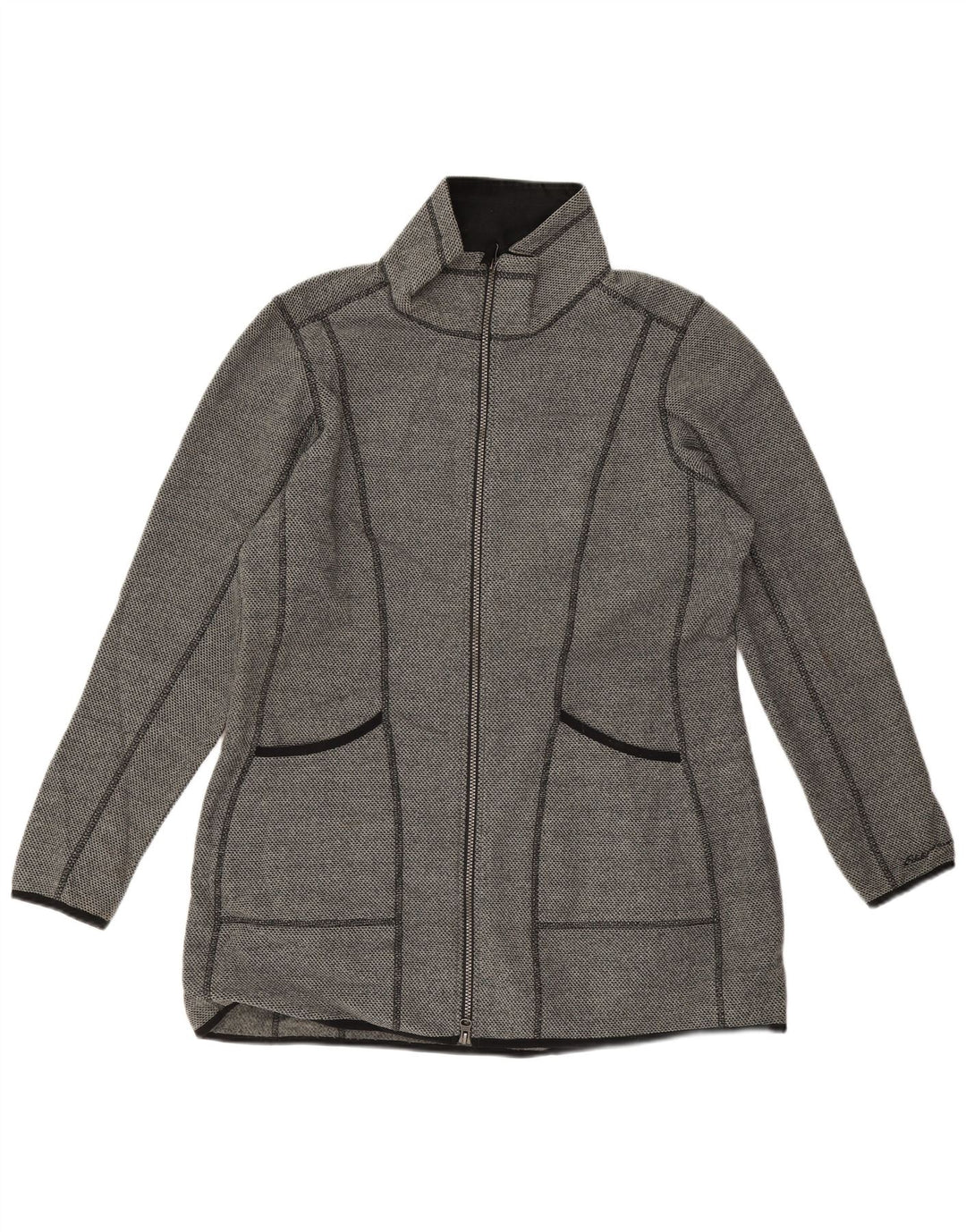 Eddie Bauer Chaqueta de chándal para mujer UK 40 XL Poliéster gris