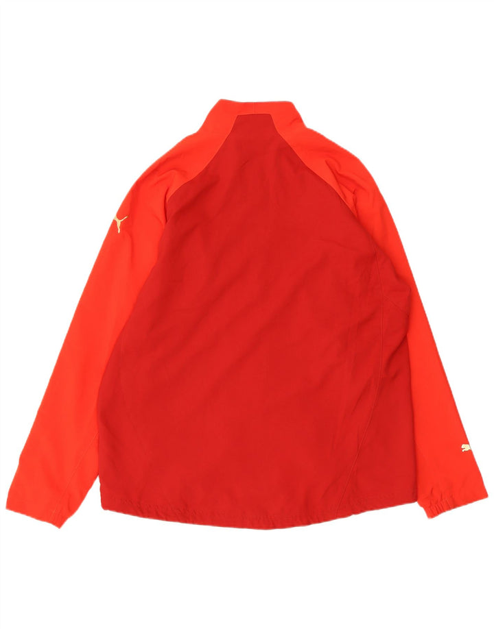 PUMA Chaqueta de chándal para niño 13-14 años Rojo Colorblock Poliéster
