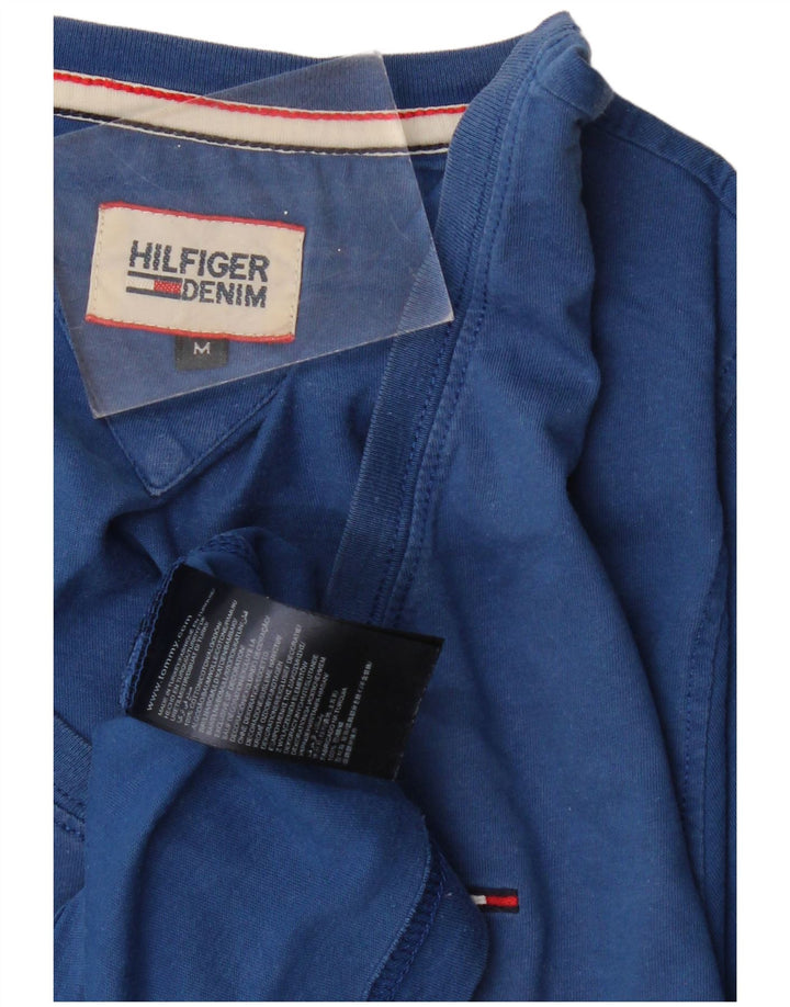 TOMMY HILFIGER Camiseta para hombre Top Medium Blue Cotton