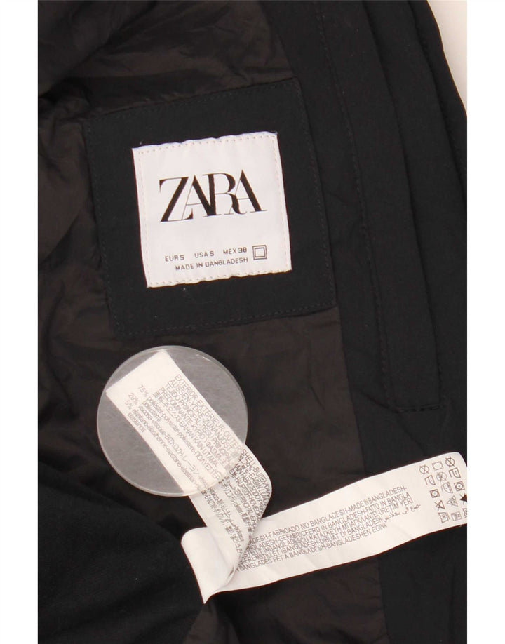 Zara Mens Bomber Jacket UK 36 Small Azul Marino Colorblock Poliéster