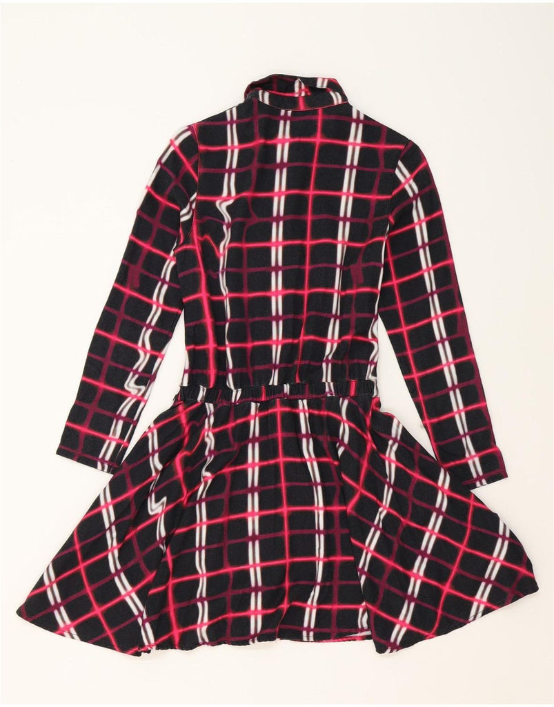 KENZO Girls Shirt Dress 13-14 Years Black Check Viscose Vintage Kenzo and Second-Hand Kenzo from Messina Hembry 