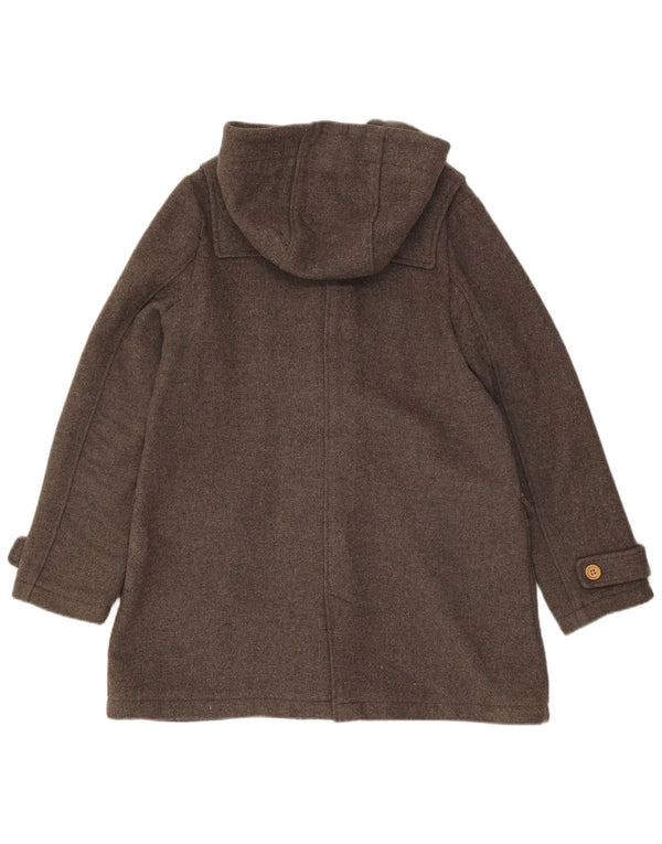 Louche Trenca con capucha para mujer UK 40 XL Lana gris