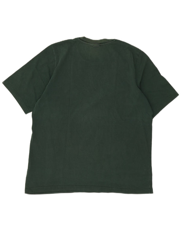 ADIDAS Camiseta gráfica para hombre Top grande de algodón verde