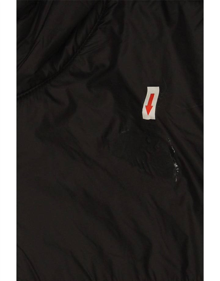 Puma Chaqueta acolchada con capucha para hombre, Reino Unido 40, poliéster gris grande
