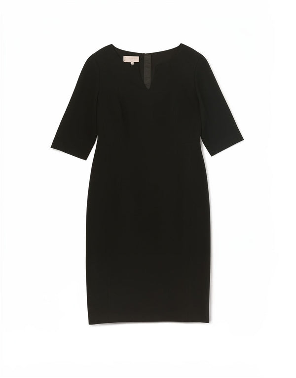 Hobbs Vestido tubo de manga 3/4 para mujer UK 44 Poliéster verde grande