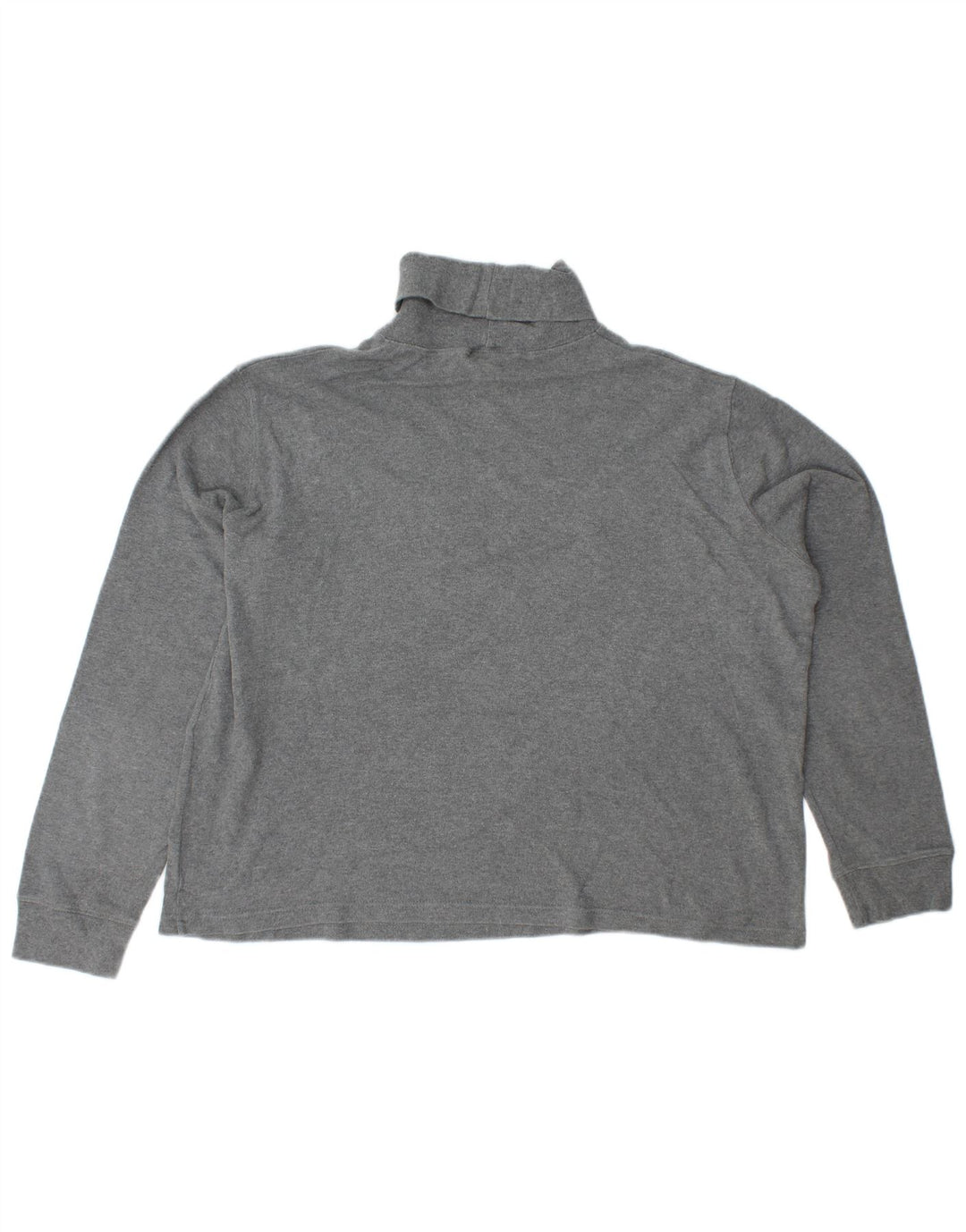 RALPH LAUREN Jersey con cuello vuelto para mujer UK 18 XL Algodón gris