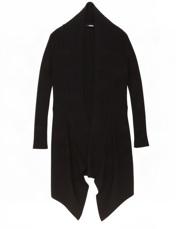 Marks & Spencer Suéter Cárdigan Abierto Largo para Mujer UK 40 Small Negro