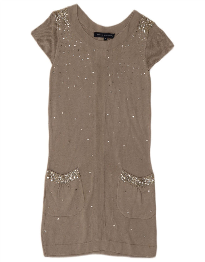 Vestido recto para mujer de French Connection UK 8 Small Gris