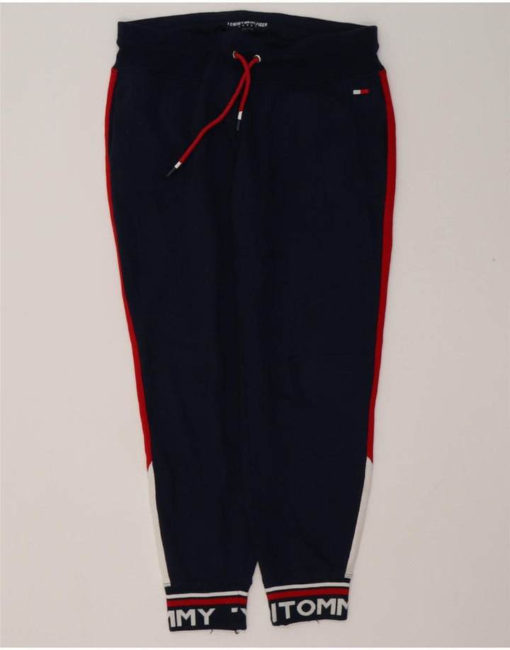 TOMMY HILFIGER Pantalones de chándal para mujer Joggers UK 44 Medium Azul marino