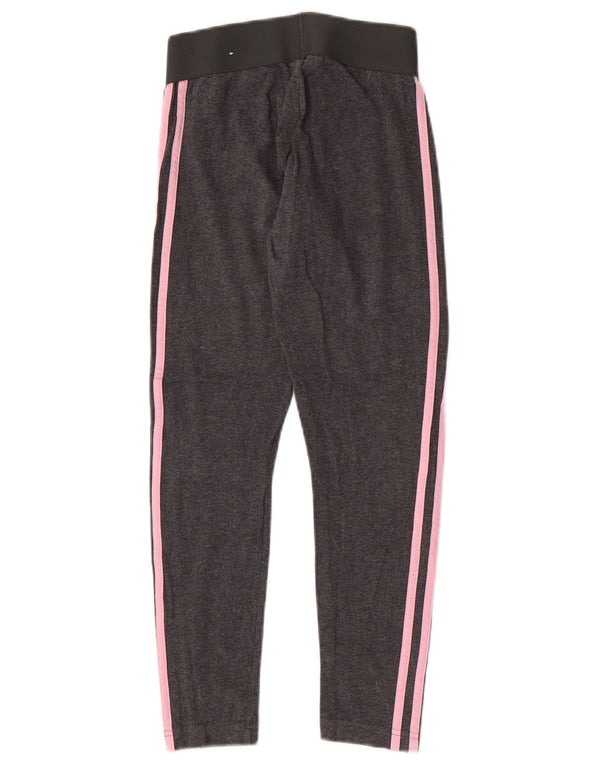 Adidas Leggings gráficos para mujer UK 4/6 XS Gris Rayas Deportes