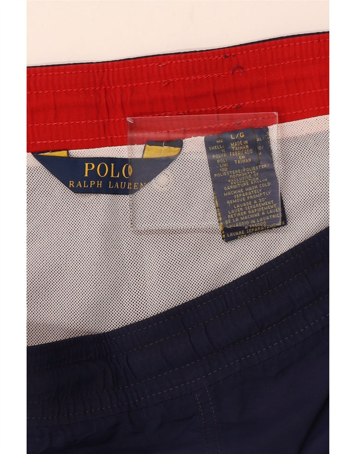 POLO RALPH LAUREN Bañador Hombre Grande Nylon Azul Marino