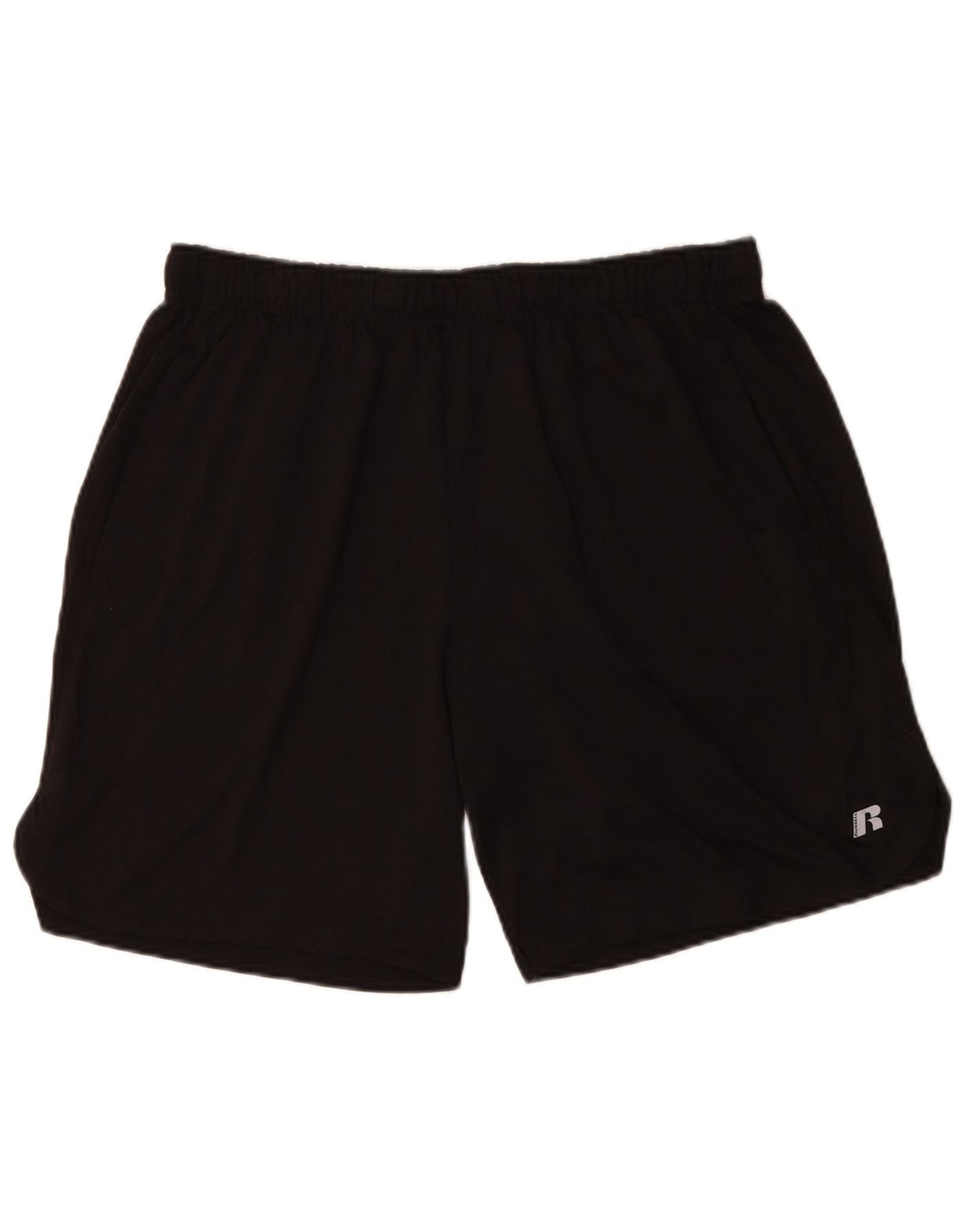 RUSSELL ATHLETIC Pantalones cortos deportivos para hombre Grande Poliéster negro