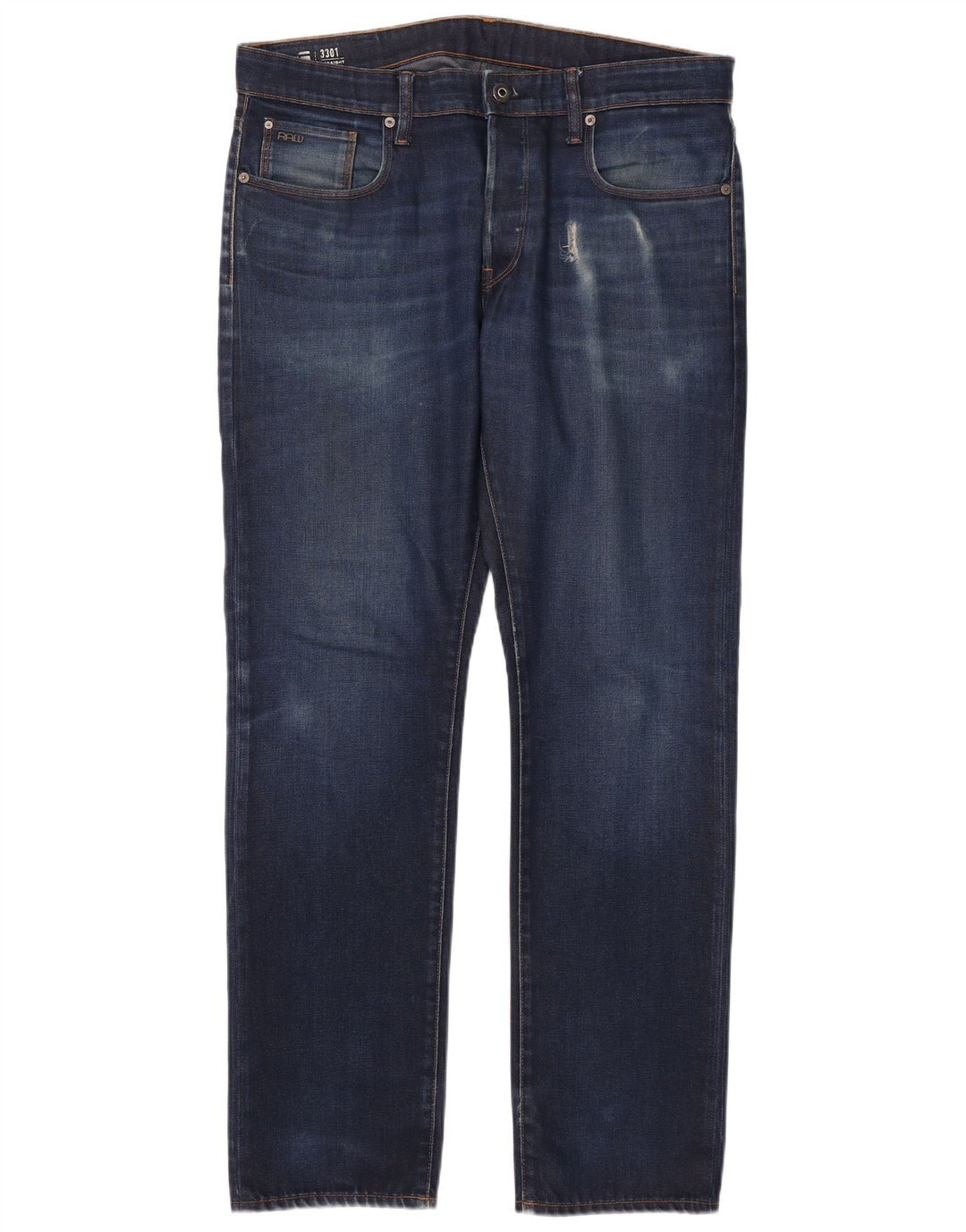 Vaqueros ajustados para hombre G-Star W38 L34 Algodón azul marino