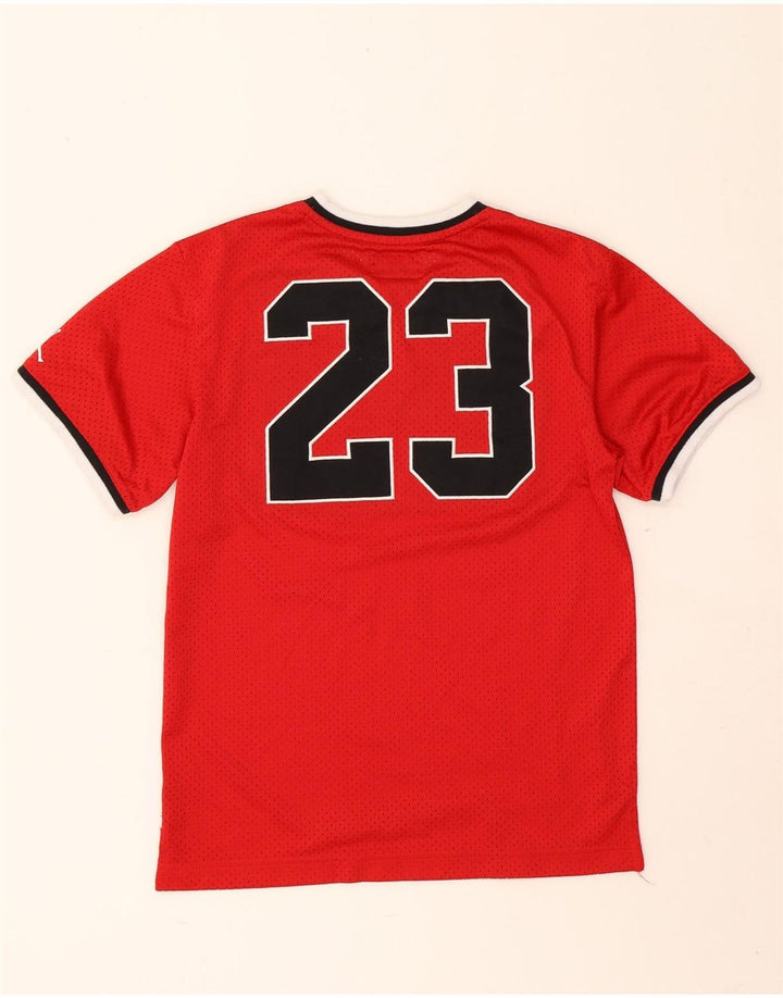 Jordan Camiseta gráfica para niños 12-13 años Grande Rojo