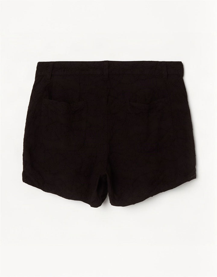 Jack Wills Pantalones cortos chinos para mujer UK 12 Medium W30 Algodón negro