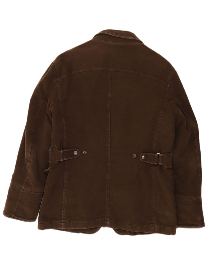 Fay Chaqueta utilitaria para hombre UK 38 Algodón marrón medio
