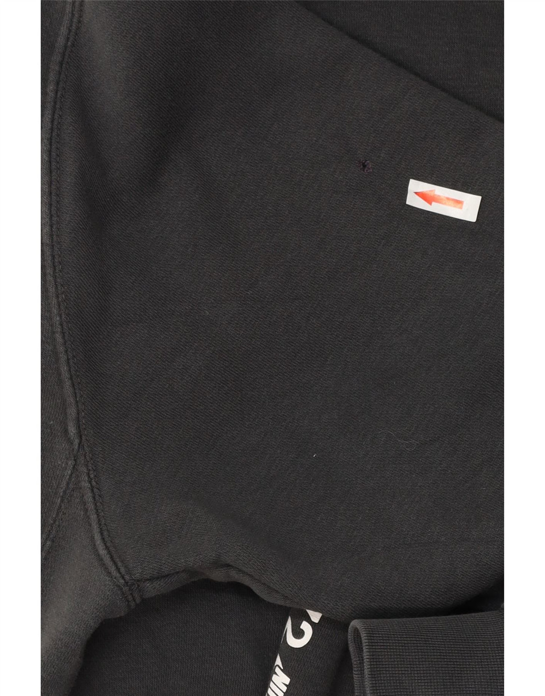 Nike Jersey con capucha gráfica para hombre, talla pequeña, algodón gris