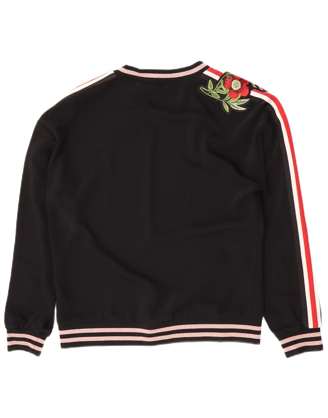 Ted Baker Sudadera Gráfica para Mujer Jersey UK 40 Mediano Negro Floral