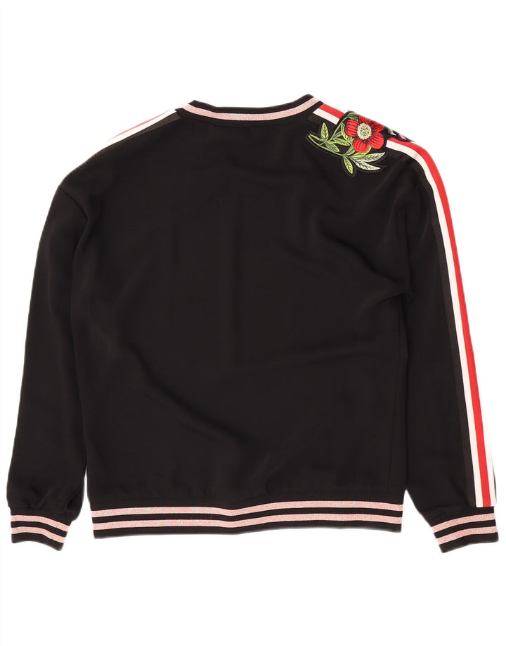 Ted Baker Sudadera Gráfica para Mujer Jersey UK 40 Mediano Negro Floral