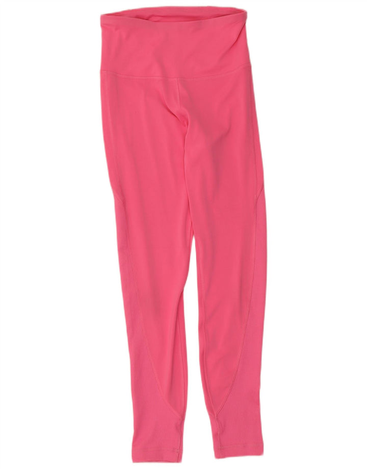 Reebok Leggings para mujer Reino Unido 8/10 Pequeño Rosa Poliéster