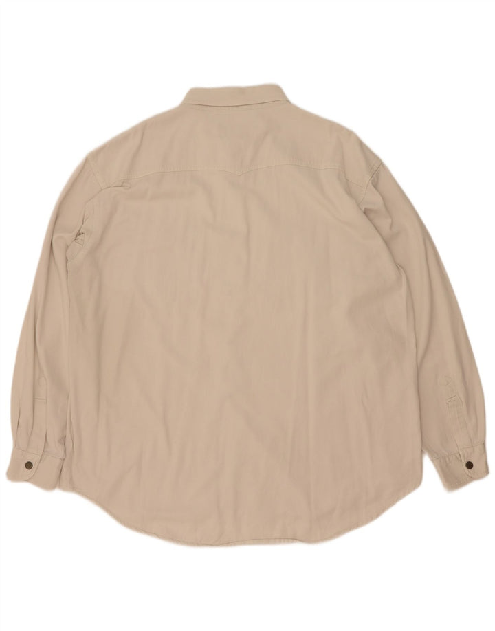 Camisa Vintage Hombre 2XL Beige